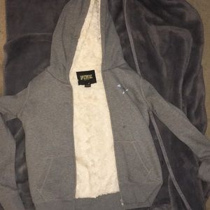 Victoria's Secret Pink fur jacket!